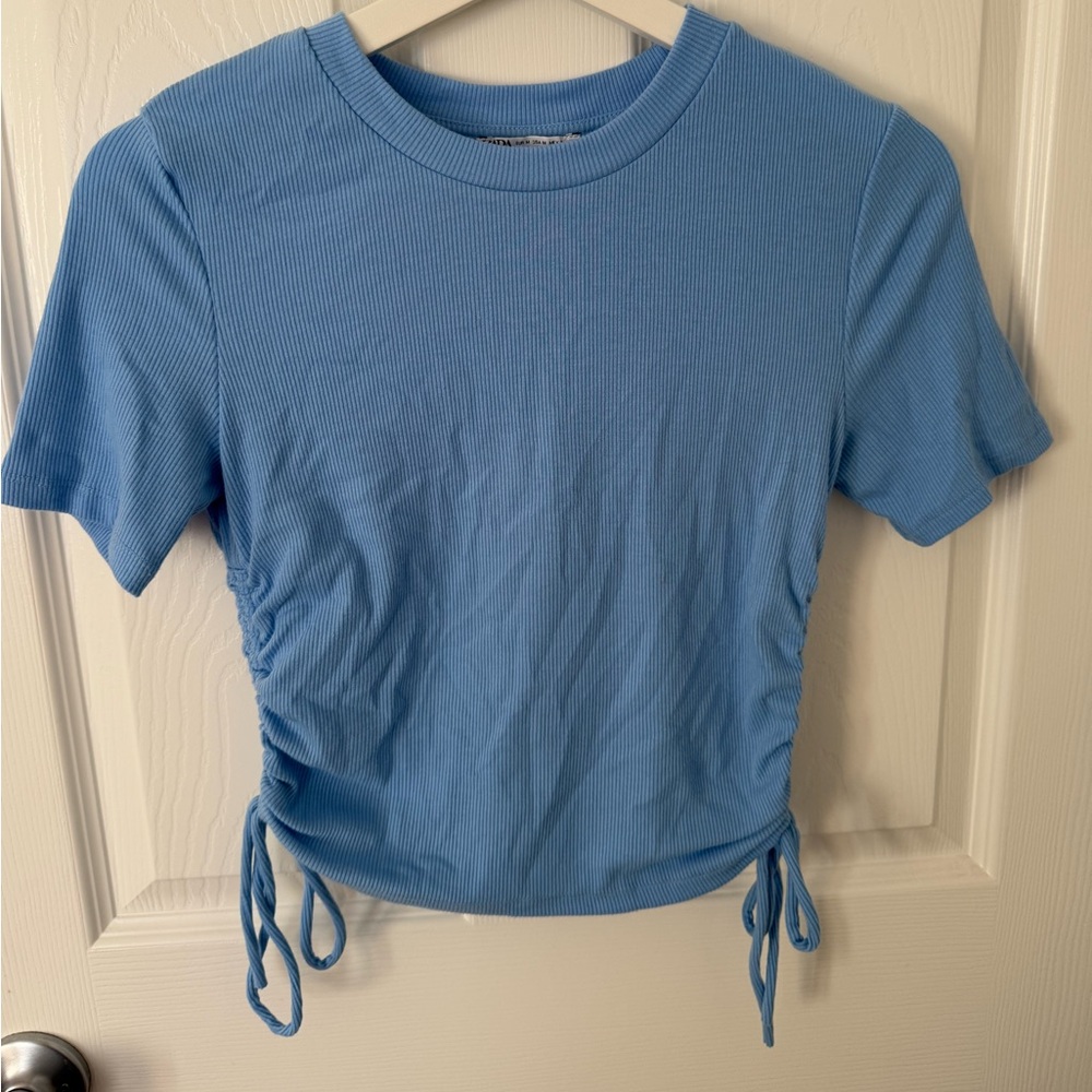 Zara Baby Blue Top - Medium
